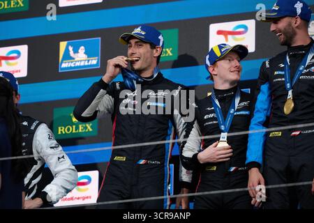 35, Paul-Loup Chatin (FRA), Ferdinand Habsburg (AUS), Charles Milesi (FRA), Alpine Endurance Team, Alpine A424 #35, Hypercar, Championnat du monde d'Endurance FIA 2025 au Fuji Speedway, 28 septembre 2025, Shizuoka, Japon. (Photo Taichiro Takahashi/AFLO) Banque D'Images