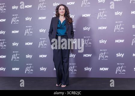 Rome, Italie. 30 septembre 2025. Manuela Mandracchia assiste au Photocall de la série TV PETRA le 30 septembre 2025 au Cinéma Quattro Fontane, Rome, Italie crédit : Live Media Publishing Group/Alamy Live News Banque D'Images