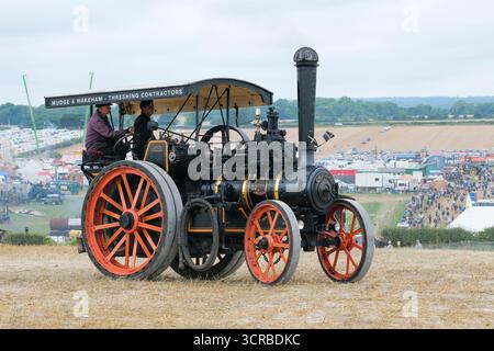 McLaren General Purpose Engine 1534, « Cracker » construit en 1917 à la foire à vapeur Great Dorset, Angleterre, Royaume-Uni Banque D'Images
