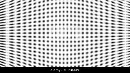 Ecran LED à points. Motif d'écran TV. Surveiller la texture d'arrière-plan de la grille de pixels. Illustration de Vecteur