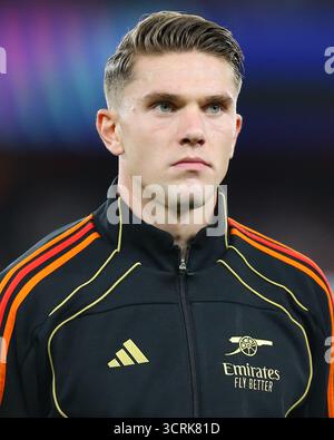 Londres, Royaume-Uni. 1er octobre 2025. Londres, Angleterre, 01 octobre 2025 : Viktor Gyokeres (14 Arsenal) lors du match de l'UEFA Champions League entre Arsenal et l'Olympiacos à l'Emirates Stadium à Londres, Angleterre. (Photo de Jay Patel/Sports Press photo/SPP) crédit : SPP Sport Press photo. /Alamy Live News Banque D'Images