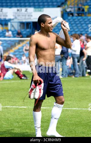 Harvey au Soccer six tenu au Leeds United Football Club, Elland Rd. Leeds, 16 mai 2004 Banque D'Images
