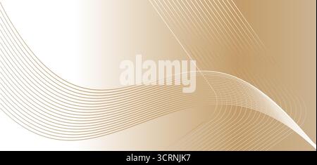 Fond abstrait futuriste. Motif lignes circulaires lumineuses. Modèle de bannière. Elément de lignes circulaires tourbillonnantes. Illustration vectorielle Illustration de Vecteur