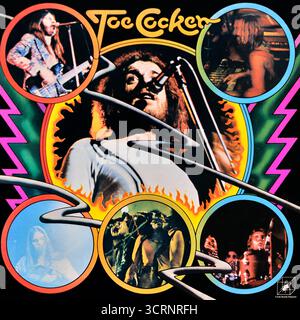 Joe Cocker - Joe Cocker - couverture de l'album vinyle -1972 Banque D'Images