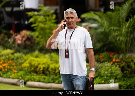 Singapour, Singapour. 02 octobre 2025. Michael « Mick » Doohan lors du Grand Prix de formule 1 de Singapour 2025, 18e manche du Championnat du monde FIA de formule 1 2025 du 3 au 5 octobre 2025 sur le circuit Marina Bay Street, à Singapour - photo André Ferreira/DPPI crédit : DPPI Media/Alamy Live News Banque D'Images