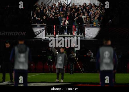 ROTTERDAM, 02-10-2025, Stadium de Kuip, saison 2025/2026, Europa League football . Match entre Feyenoord et Aston Villa, Picture Shows Lee Towers crédit : Pro Shots/Alamy Live News Banque D'Images