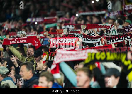 ROTTERDAM, 02-10-2025, Stadium de Kuip, saison 2025/2026, Europa League football . Match entre Feyenoord et Aston Villa, Picture montre les fans de Feyenoord crédit : Pro Shots/Alamy Live News Banque D'Images