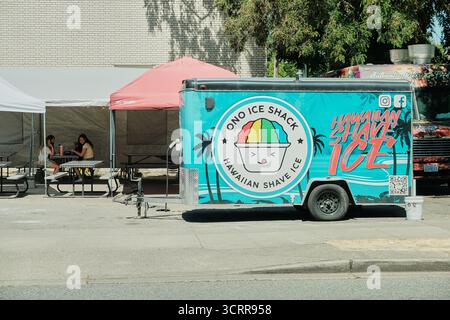 Puyallup WA USA, 26 juillet 2025 - crème glacée alimentaire mobile Banque D'Images