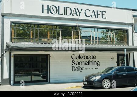 Puyallup WA USA, 26 juillet 2025 - Café de vacances Puyallup Banque D'Images