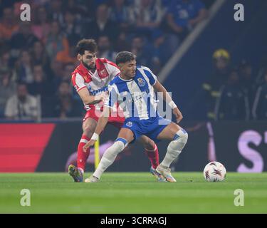 Porto, Porto, Portugal. 2 octobre 2025. WILLIAM GOMES du FC Porto vu en action lors du match de l'UEFA Europe League 2025/26 entre le FC Porto et le Red Star Belgrade FK le 02 octobre 2025 au EstÃ¡dio do Dragao, Porto, Portugal (image crédit : © Miguel Lemos/ZUMA Press Wire) USAGE ÉDITORIAL SEULEMENT ! Non destiné à UN USAGE commercial ! Banque D'Images
