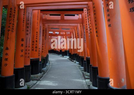 Sanctuaire Fushimi Inari, Kyoto. Japon Banque D'Images