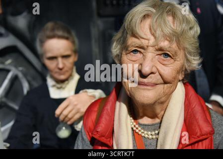 Paris, France. 02 octobre 2025. Inauguration de Marie Curie au Musée Grévin à Paris, France le 2 octobre 2025. Photo par Alain Apaydin/ABACAPRESS crédit : Abaca Press/Alamy Live News Banque D'Images