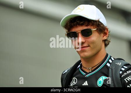 Singapour, Singapour. 03 Oct, 2025. Andrea Kimi Antonelli (ITA) Mercedes AMG F1. 03.10.2025. Championnat du monde de formule 1, Rd 18, Grand Prix de Singapour, Marina Bay Street circuit, Singapour, Journée des essais. Le crédit photo devrait se lire : XPB/Alamy Live News. Banque D'Images