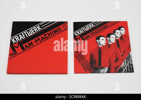 L'album Man Machine de Kraftwerk Banque D'Images