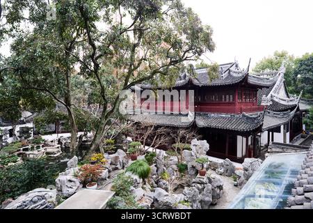 Le jardin Yu, Shanghai, Chine. Banque D'Images