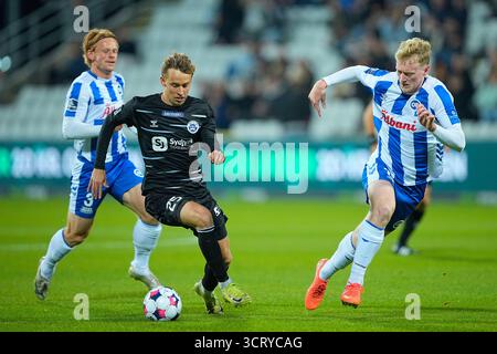 Odense, Danemark. 03 Oct, 2025. Superligakampen mellem OB og Soenderjyske paa nature Energy Park i Odense fredag den 3. oktober 2025. Crédit : Ritzau/Alamy Live News Banque D'Images