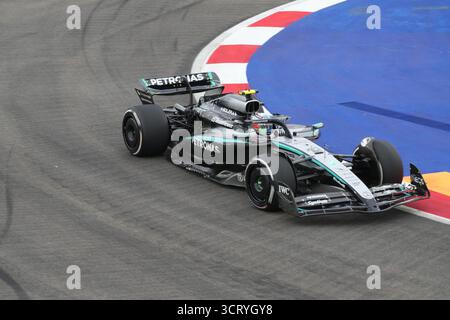 Singapour, Singapur. 03 Oct, 2025. 3 octobre 2025, Marina Bay Street circuit, Singapour, FORMULE 1 SINGAPORE AIRLINES SINGAPORE GRAND PRIX 2025, en photo Andrea Kimi Antonelli (ITA), Mercedes-AMG Petronas Formula One Team Credit : dpa/Alamy Live News Banque D'Images