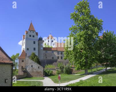 Château de Trausnitz, Landshut, Bavière, Allemagne Banque D'Images