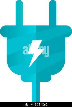 prise d'alimentation électrique = icône vectorielle Illustration de Vecteur