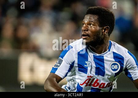 Odense, Danemark. 03 Oct, 2025. Ismahila Ouedraogo d'Odense BK vu lors du match de 3F Superliga entre Odense BK et Sonderjyske au Parc énergétique naturel d'Odense. Crédit : Gonzales photo/Alamy Live News Banque D'Images