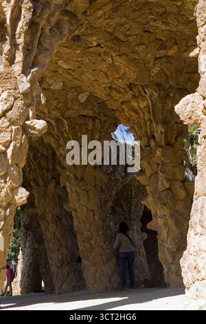 Parc Güell Banque D'Images