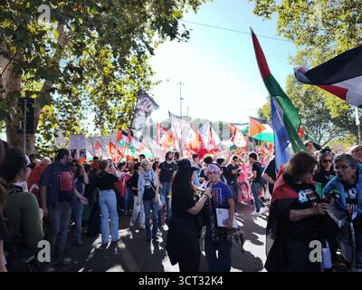 Rome, Italie. 04 octobre 2025. Rome, manifestation nationale pour Gaza crédit : Independent photo Agency/Alamy Live News Banque D'Images