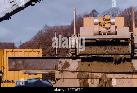 Nettoyeur de boue. Équipement de nettoyage de l'outil de perçage. Banque D'Images