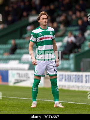 Yeovil, Royaume-Uni. 04 octobre 2025. Harvey Greenslade Enterprise National League match de Yeovil Town entre Yeovil Town et Boreham Wood au stade Huish Park, Yeovil photo par crédit : Martin Edwards/Alamy Live News Banque D'Images