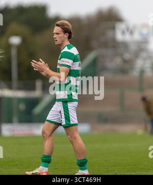 Yeovil, Royaume-Uni. 04 octobre 2025. Harvey Greenslade Enterprise National League match de Yeovil Town entre Yeovil Town et Boreham Wood au stade Huish Park, Yeovil photo par crédit : Martin Edwards/Alamy Live News Banque D'Images