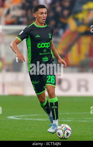 Monza, Italie. 04 octobre 2025. Bruno Verrengia lors du championnat italien Serie A match de football entre l'AC Monza et l'US Catanzaro1929 le 4 octobre 2025 au U-Power Stadium de Monza, Italie - photo Alessio Morgese/DPPI crédit : DPPI Media/Alamy Live News Banque D'Images
