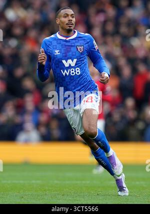 Manchester, Royaume-Uni. 4 octobre 2025. Wilson Isidor de Sunderland lors du match Manchester United vs Sunderland premier League à Old Trafford, Manchester. Le crédit photo devrait se lire : Andrew Yates/Sportimage crédit : Sportimage Ltd/Alamy Live News Banque D'Images