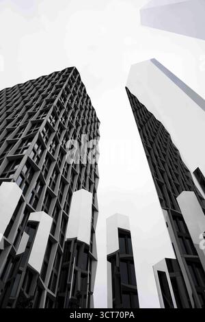 Pavillon miroir Neuer Kanzlerplatz Bonn Banque D'Images