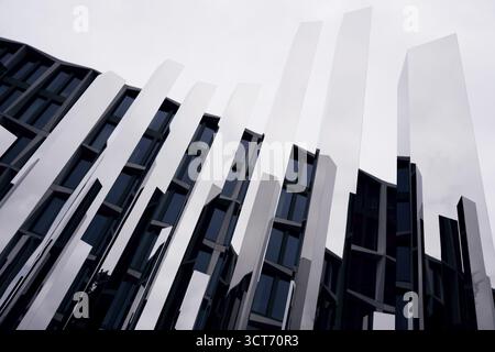 Pavillon miroir Neuer Kanzlerplatz Bonn Banque D'Images