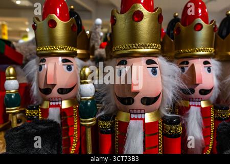 Figurine décorative casse-noisette. Décorations de Noël. Décorer votre maison pour les vacances. Banque D'Images