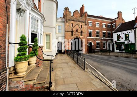 The Medieval Gateway to North Bar Within, ville de Beverley, East Riding of Yorkshire, Angleterre, Royaume-Uni Banque D'Images