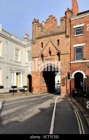 The Medieval Gateway to North Bar Within, ville de Beverley, East Riding of Yorkshire, Angleterre, Royaume-Uni Banque D'Images