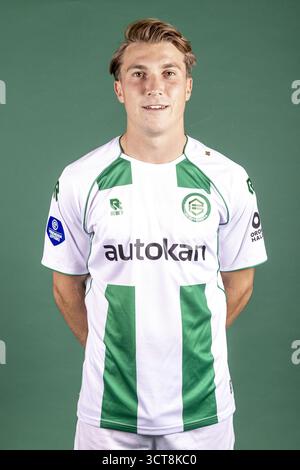 Groningen, Hollande. 24 juillet 2025. GRONINGEN, 24-07-2025, Euroborg Stadium, saison 2025/2026, football néerlandais Eredivisie, Photocall FC Groningen, photo montre Jorg Schreuders crédit : Pro Shots/Alamy Live News Banque D'Images