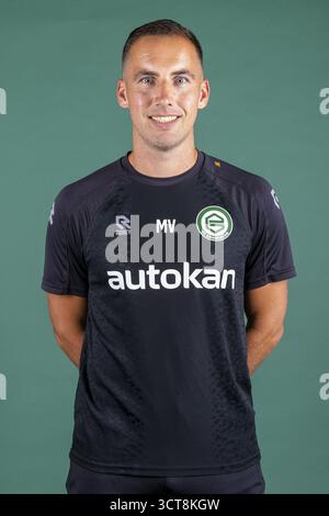 Groningen, Hollande. 24 juillet 2025. GRONINGEN, 24-07-2025, Euroborg Stadium, saison 2025/2026, football néerlandais Eredivisie, photocall FC Groningen, photo montre Michel visser crédit : Pro Shots/Alamy Live News Banque D'Images