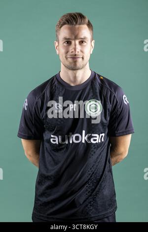 Groningen, Hollande. 24 juillet 2025. GRONINGEN, 24-07-2025, Euroborg Stadium, saison 2025/2026, football néerlandais Eredivisie, Photocall FC Groningen, photo montre Paco crédit : Pro Shots/Alamy Live News Banque D'Images