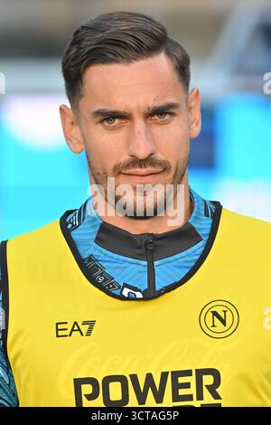Napoli, Campanie. 05 octobre 2025. Alex Meret de SSC Napoli lors de la série A Enilive match entre Napoli v Gênes au Diego Armando Maradona Stadium crédit : massimo insabato/Alamy Live News Banque D'Images