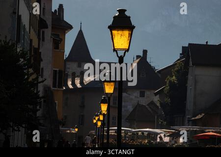 Annecy France. Scènes autour d'Annecy la ville alpine du sud-est de la France.. Banque D'Images