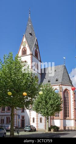 DAS Rathaus von Kirn, einer Gemeinde im Landkreis Bad Kreuznach. Kirn, Rhénanie-Palatinat, Allemagne Banque D'Images