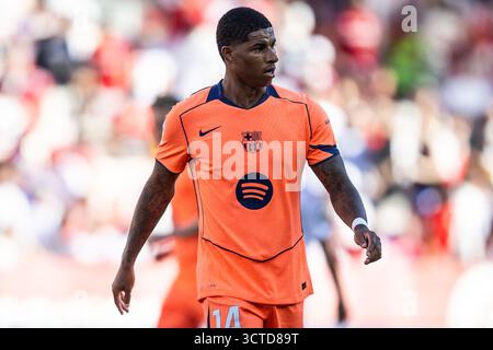 Sevilla, Espagne, Espagne. 5 octobre 2025. Marcus RASHFORD de Barcelone lors du match de LaLiga entre Sevilla FC et FC Barcelone au stade Ramon Sanchez-Pizjuan le 05 octobre 2025 à Séville, Espagne. Rafael Roman (crédit image : © Matthieu Mirville/ZUMA Press Wire) USAGE ÉDITORIAL SEULEMENT ! Non destiné à UN USAGE commercial ! Banque D'Images