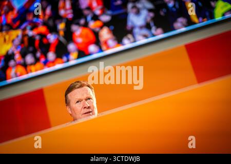 Zeist, pays-Bas. 06 octobre 2025. ZEIST, 06-10-2025, KNVB Campus, saison 2025/2026, football international néerlandais, Pressconference pays-Bas, photo montrant l'entraîneur néerlandais Ronald Koeman crédit : Pro Shots/Alamy Live News Banque D'Images