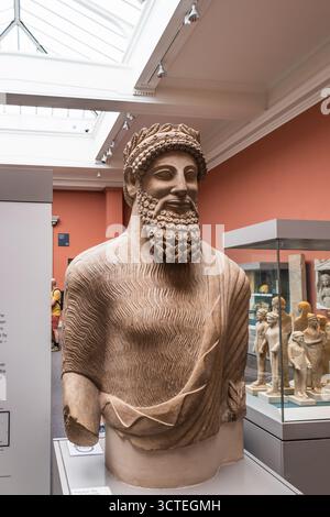 Buste en marbre classique au British Museum. Londres, Royaume-Uni, 27 juin 2023 Banque D'Images