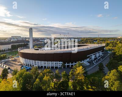 Stade olympique à Helsinki, Finlande Banque D'Images
