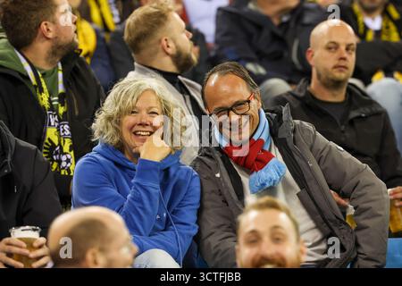 Arnhem, pays-Bas. 06 octobre 2025. ARNHEM, PAYS-BAS - 6 OCTOBRE : Vitessefans lors du match néerlandais Keuken Kampioen Divisie entre vitesse et FC Den Bosch au Stadion Gelredome le 6 octobre 2025 à Arnhem, pays-Bas. (Photo de Ben Gal/Orange Pictures) crédit : Orange pics BV/Alamy Live News Banque D'Images
