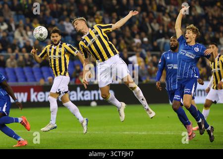 Arnhem, pays-Bas. 06 octobre 2025. ARNHEM, PAYS-BAS - 6 OCTOBRE : Elias Huth de vitesse lors du match néerlandais Keuken Kampioen Divisie entre vitesse et FC Den Bosch au Stadion Gelredome le 6 octobre 2025 à Arnhem, pays-Bas. (Photo de Ben Gal/Orange Pictures) crédit : Orange pics BV/Alamy Live News Banque D'Images