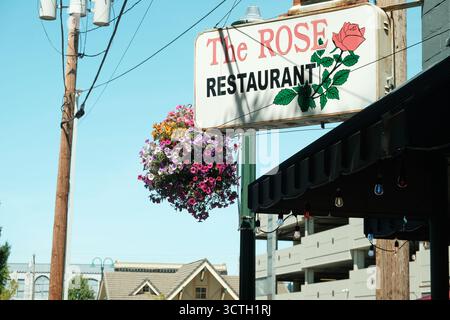 Puyallup WA USA, 26 juillet 2025 - signe avec le logo du restaurant Banque D'Images
