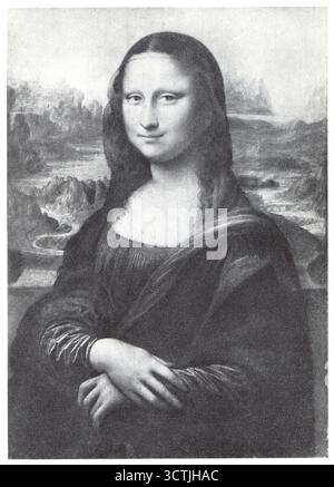 LEONARDO DA VINCI.Portrait de Mona Lisa.1503 Banque D'Images